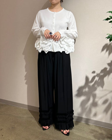 Mewl <br>ペタルフリルカーディガン