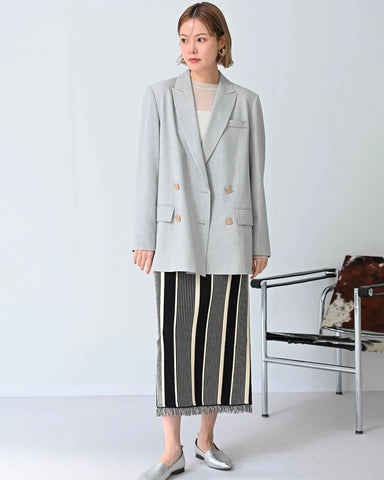 HERENCIA <br> Zigzag stitch jacket