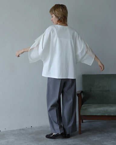 Herencia<br> キモノスリーブカットソー