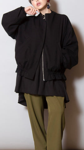 loab<br>タックスリーブギャザーブルゾン