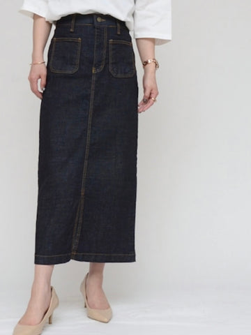Praia<br>再入荷ストレッチデニムタイトスカート