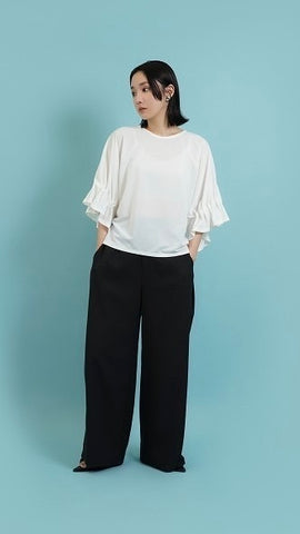 CYAN TOKYO<br>ギャザースリーブジャージ―TOPS