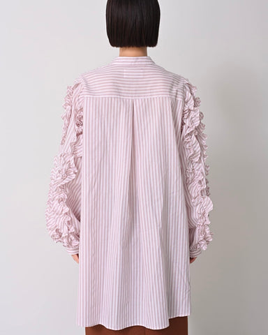 HERENCIA <br>Ruffled sleeve blouse