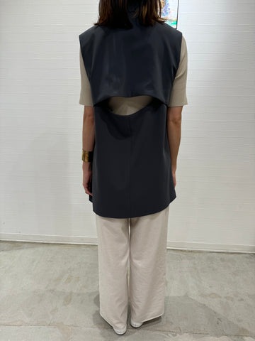 cafune<br>バックスリットジレ