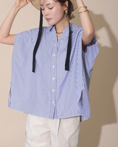 Herencia <br>Back ribbon blouse
