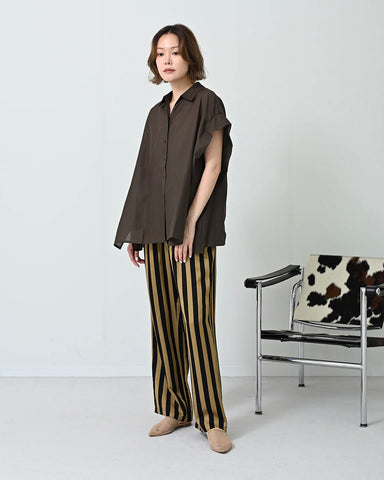 Herencia<br>シアーバックリボン ボックスシャツ