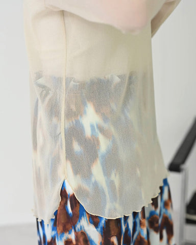 Herencia<br> Sheer nuance tops