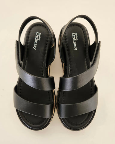 Boutique Ordinary<br> Jute-Wrapped Platform Sandals