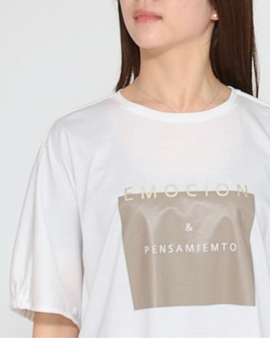 Praia<br>BOXプリントカットソー