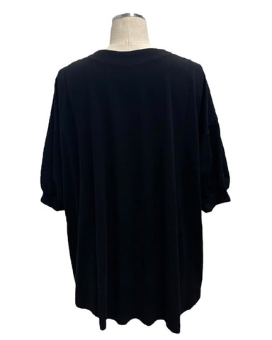 ayane予約<br>チュールジレ付きTシャツ