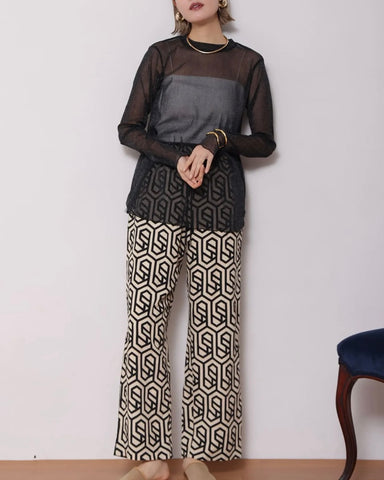 Herencia<br> Sheer nuance tops