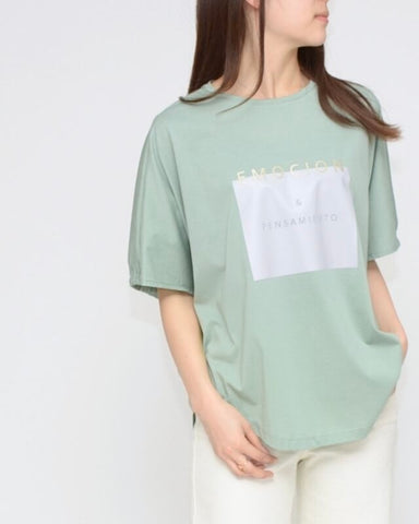 Praia<br>BOXプリントカットソー