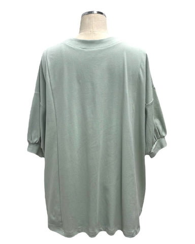 ayane予約<br>チュールジレ付きTシャツ