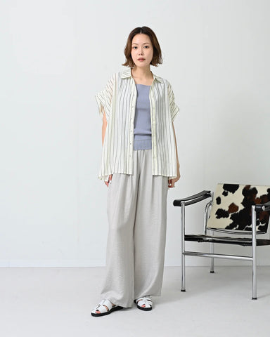 Herencia<br>シアーバックリボン ボックスシャツ