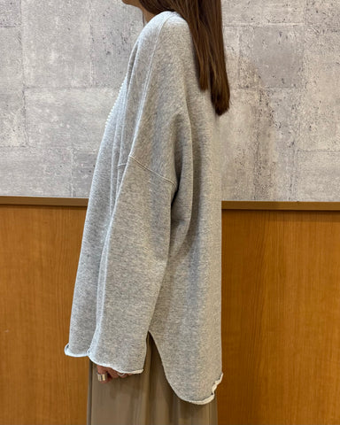 9月11日ライブ cafune<br> cotton lyocell wide pullover