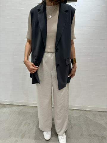 cafune<br>バックスリットジレ
