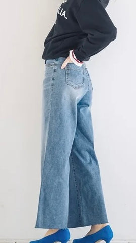 INDIMARK<br>カットオフワイドデニム