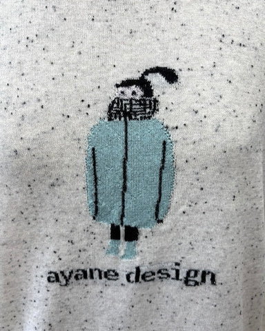 9月26日ライブ<br>ayane<br> ガールモチーフジャガードニット
