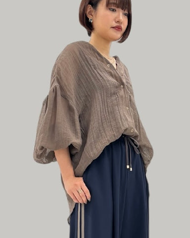 8月10日ライブ<br>ayane 楊柳シアーシャツ