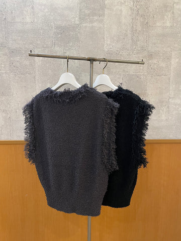 8月13日ライブ<br>Margaux Vintage<br>フリンジニットベスト