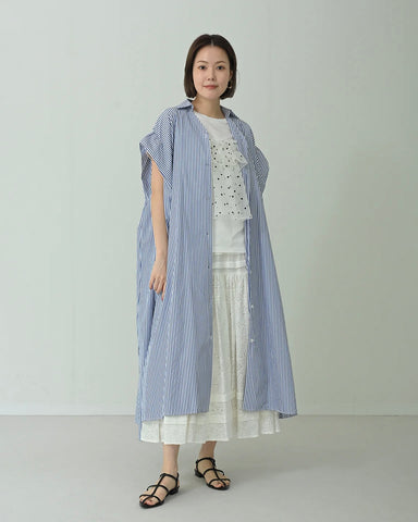 Herencia<br>バックリボンシャツドレスワンピース