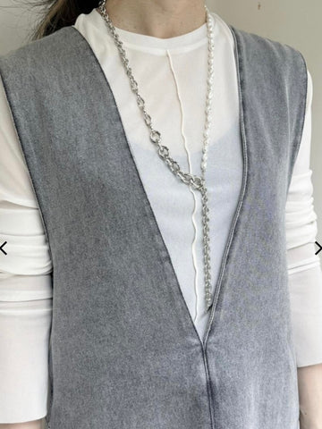 anana<br>チェーン×パール2WAYネックレス