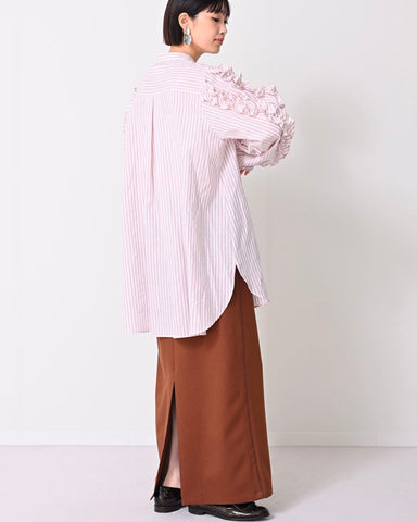 HERENCIA <br>Ruffled sleeve blouse