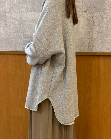 9月11日ライブ cafune<br> cotton lyocell wide pullover