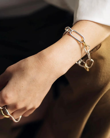 Nothing And Others<br> Multi-motif mix chain Bracelet / マルチモチーフミックスチェーンブレスレット