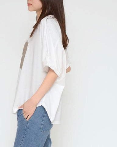 Praia<br>BOXプリントカットソー