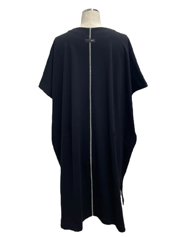 ayane予約<br>ワンピース丈キーネックロゴロンT