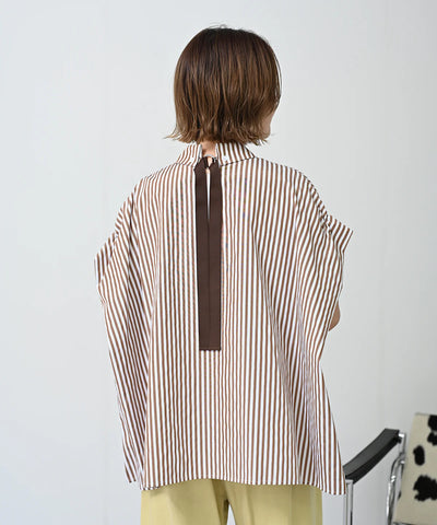 Herencia <br>Back ribbon blouse