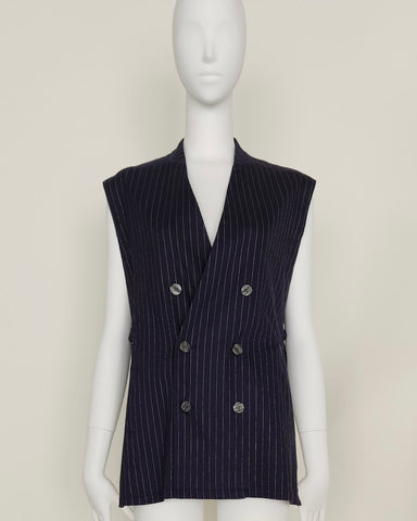 Boutique Ordinary<br>Sleeveless No-Collar Jacket