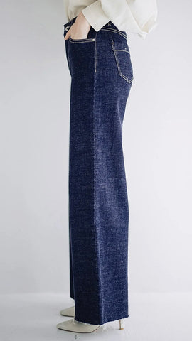 INDIMARK<br>カットオフワイドデニム
