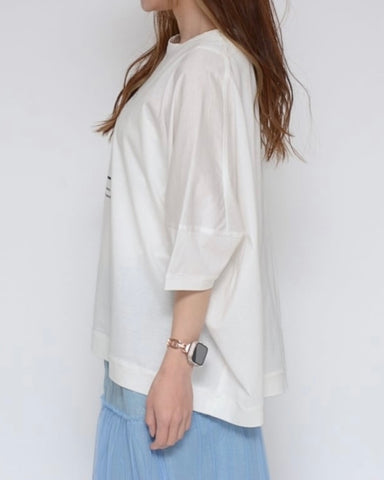 Praia<br>ナンバー転写ドルマンTシャツ