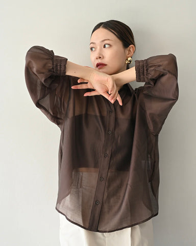 Herencia<br>Back Ribbon Relax Blouse