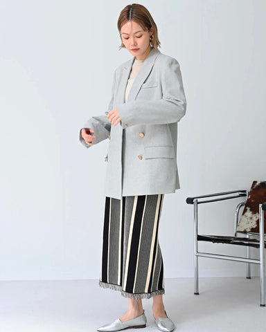 HERENCIA <br> Zigzag stitch jacket