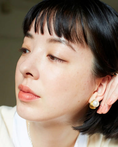 Nothing And Others<br>Big pearl Simple Pierce