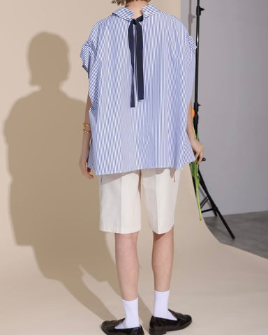 Herencia <br>Back ribbon blouse