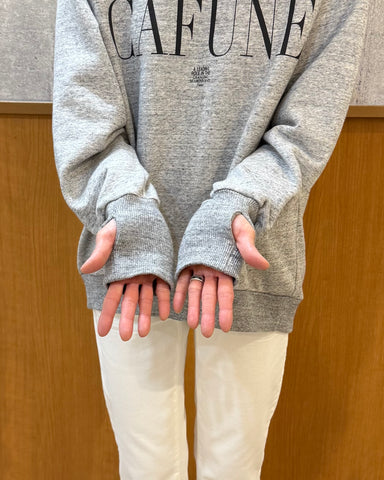 cafune <br> cotton100%sweat pullover