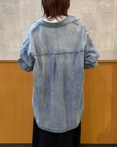9月7日ライブ<br> cafune オーバーシャツ風デニム