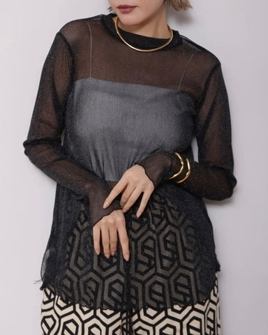 Herencia<br> Sheer nuance tops