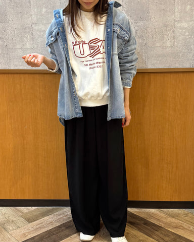 cafune<br>ノルディスワイドパンツ