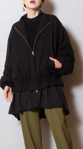 loab<br>タックスリーブギャザーブルゾン