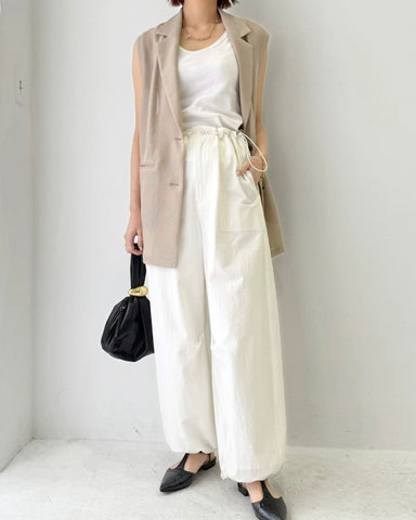 cafune<br> mesh tailored gilet