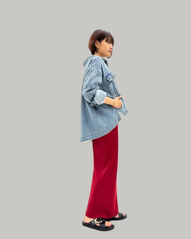 8月15日ライブ<br>ayane リネン混デニムジャケット