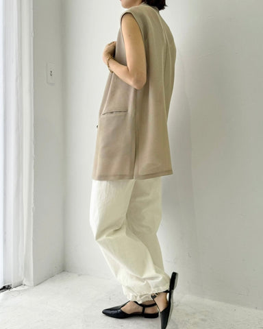 cafune<br> mesh tailored gilet