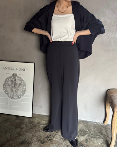 cafune<br> double knit flare pants