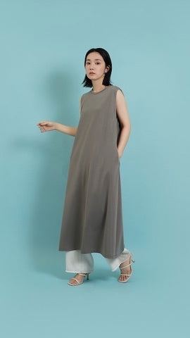CYAN TOKYO<br>Aラインジャージワンピース