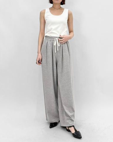 cafune<br> dry cotton wide easy pants